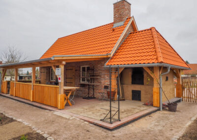 Das neue Backhaus im Freilichtmuseums Klockenhagen.